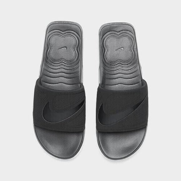 Nike Air Max Cirro Slides Black DC1460-004 Metallic Silver Sizes Men's 8 Wmns 9 - Picture 5 of 8